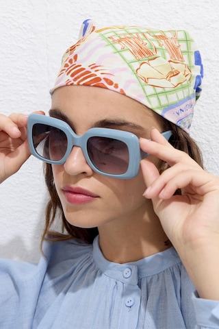 Manuka Desenli Pamuklu Fular Summer Dream Çok Renkli