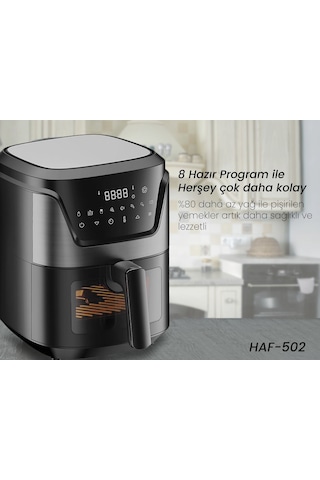 Hiking HAF-502 Digital Air Fryer (Türkiye Garantili)