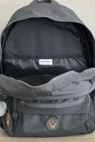 Nemo Group Gri Orta Boy Okul Çantası Laptop Ve Seyahat Sırt