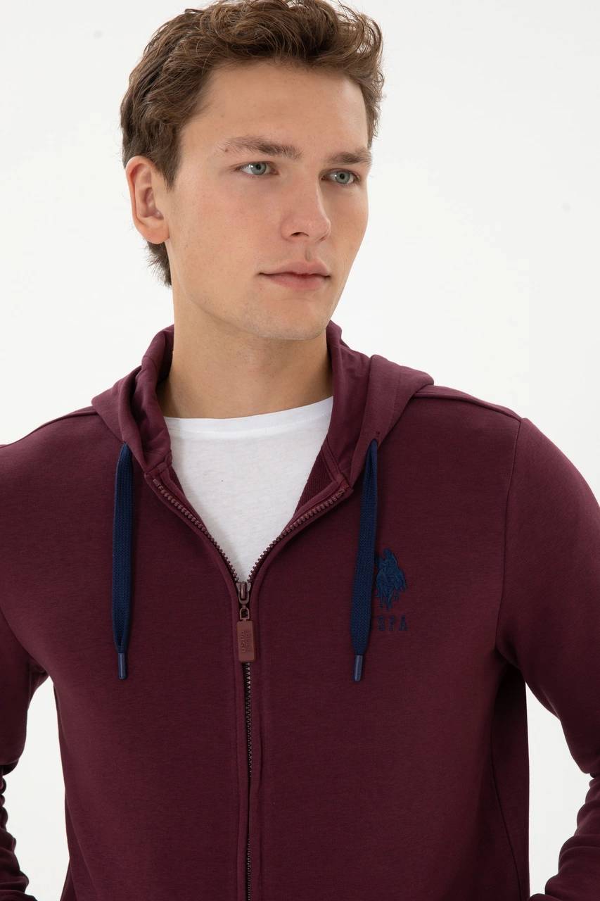 U.s. Polo Assn. Erkek Plum Hırka Örme 50307765-vr177 New Plum