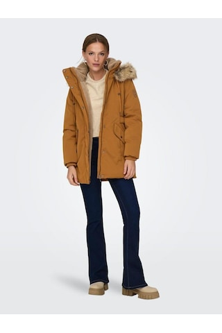 Only Bayan Parka 15300627 Tarçın Kahverengi