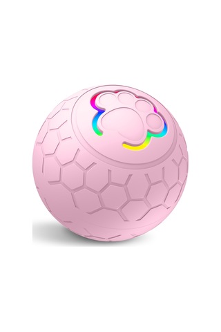 Geekyou Akıllı Işıklı Evcil Hayvan Topu - Enerji Tasarruflu Ve Crazy Modlu - Pembe Ip54 Su Geçirmez Abs+tpu