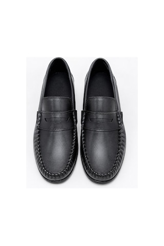 Yalçın Erkek Taba Loafer Ayakkabı Bağcıksız Tokalı Dikişli Klasik Mokasen Günlük Ayakkabı Siyah - 909275273 Siyah