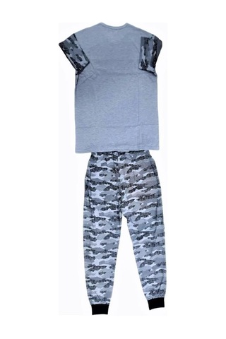 Mod Collection Kamuflaj Paçası Lastikli Erkek Pijama Takım