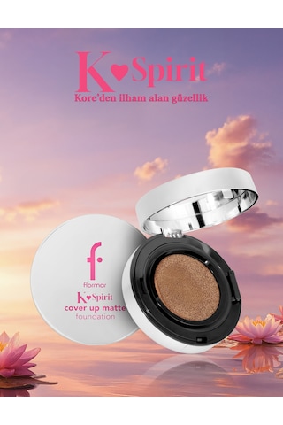 Flormar K-Spirit Cover Up Yüksek Kapatıcı & Uzun Süre Kalıcı Yarı Mat Bitişli Fondöten 006 Sand