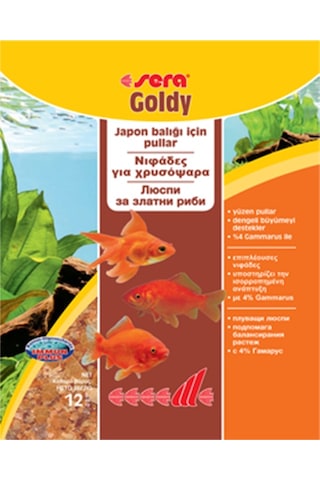 Sera Goldy Japon Balığı Pul Yem 12 Gr