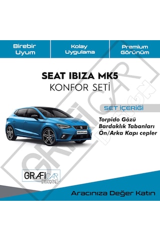 Seat Ibiza Mk5 Konfor Seti -Araç Içi Ses Giderici Kumaş Kaplama (387340439)