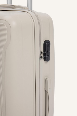 Defacto Unisex Sert Kapaklı Orta Boy Valiz H2407axnsbg821 Bej-bg821