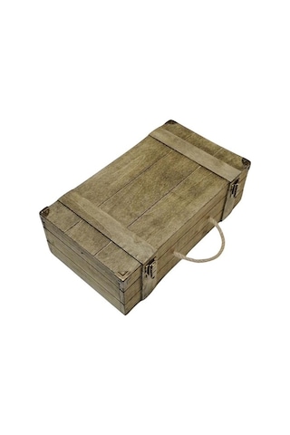 Şarap Şisesi Kutusu 2'li Ahşap El Yapımı Doğal Ahşap Hediyelik