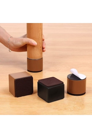 Novahub Kare Beyaz 5cm Mobilya Yükselticileri, Yatak, Kanepe Ve Dolap İçin Kullanılabilir, 6cm Uzunluk, Kolay Temizleme -