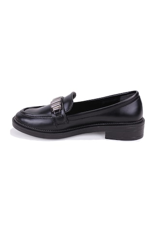 Dagoster Dza07-863702 Siyah Günlük Loafer Kadın Ayakkabı