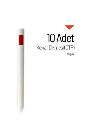 10'lu Kenar Dikmesi Seti Ctp Beyaz-3647