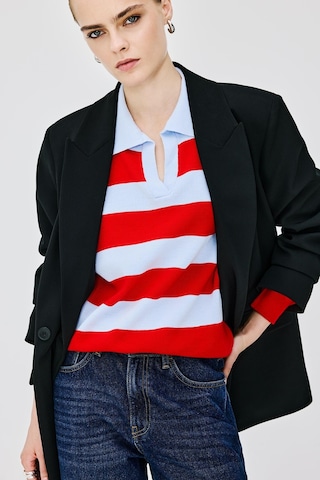 Defacto Oversıze Ceket Yaka Astarlı Blazer Ceket C2457ax26aubk81 Siyah-bk81