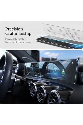 Spigen Glas.tr Ez Fit Temperli Cam Seti Mercedes A-class 2020 / 2021 Agl03631