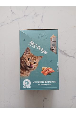 Krem Kedi Ödül Maması Somon Aromalı 12 4'lü Paket Toplam 48 Ad.