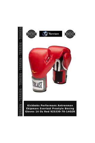 Kickboks Performans Antrenman Ekipmanı Everlast Prostyle Boxing Gloves 14 Oz Red 925330-70-14ozr Kırmızı