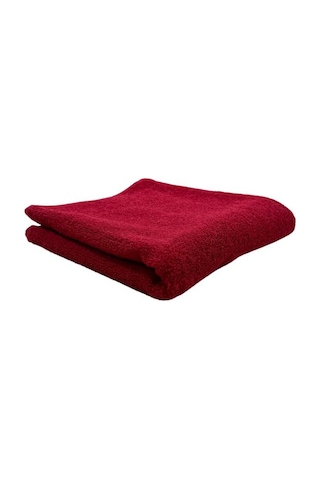 Kuaförler İçin Yüksek Emici A Kalite Baş Havlusu 90x50 Cm Kırmızı Siyah