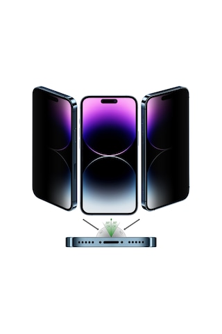Buff iPhone 14 Pro Max Privacy Ekran Koruyucu