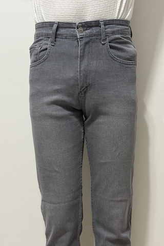 Hacker Denim Dmctekstil Erkek 1021 Yüksek Bel Normal Kesim Boru Paça Jean Pantolon Gri