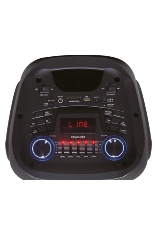 Rose Hp-2200 Partybox Kablosuz Çift El Mikrofonlu Sarjlı Bluetooth 8 Hoparlör