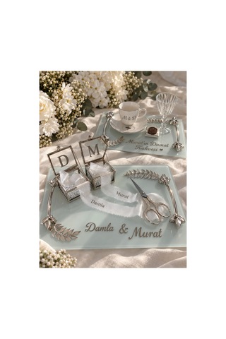 Kişiye Özel Söz Nişan Tepsisi İsimli Kahve Sunum Seti Gelin Damat Kahvesi - 927802099 Diğer Kişiye Özel Söz Nişan Tepsisi İsimli Kahve Sunum Seti Gelin Damat Kahvesi - 927802099 Diğer