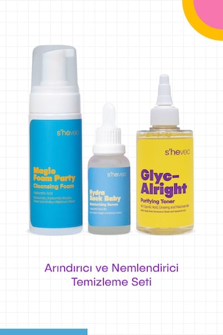 Gözenekli Ve Siyah Noktalara Sahip Kuru Ciltlere Özel Bakım Seti