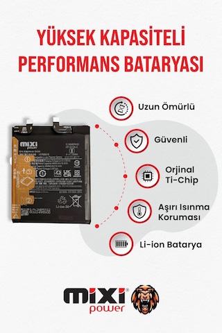 Xiaomi Mi 11 Pro / Mi 11 Ultra Uyumlu Tam Kapasite Batarya