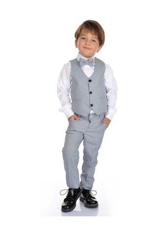 Yelekli Erkek Çocuk Takım Elbise