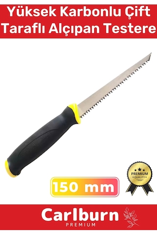 Özel Üretim Ergonomik Tutuş Dayanıklı Yüksek Karbonlu Çelik 150 Mm Çift Taraflı Alçıpan Testere
