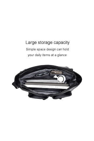 Sones Weıxıer D269 İş Gündelik Erkek Haberci Çantası Büyük Kapasiteli İş Giyim Fonksiyonel Çapraz Çantalar Kahverengi