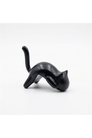 Sn-29184 Kedi Figürlü Yapışkanlı Köşe Askılık Diğer
