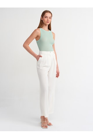 Dilvin Bisiklet Yaka Triko Atlet Mint