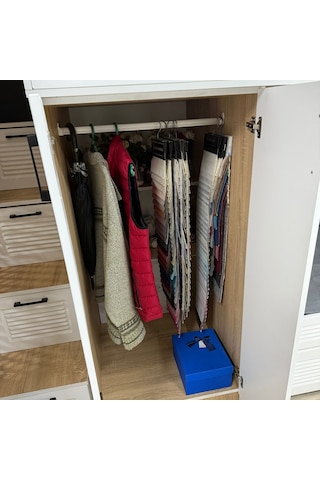 Viola Komple Mdf Membran Dolaplı Yavrulu Ranza Ceviz Beyaz 190 x 90