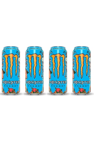 Monster Energy Enerji İçeceği Mango Loco 4 x 500 ML