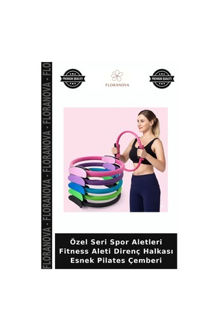 Özel Seri Spor Aletleri Fitness Aleti Direnç Halkası Esnek Pilates Çemberi