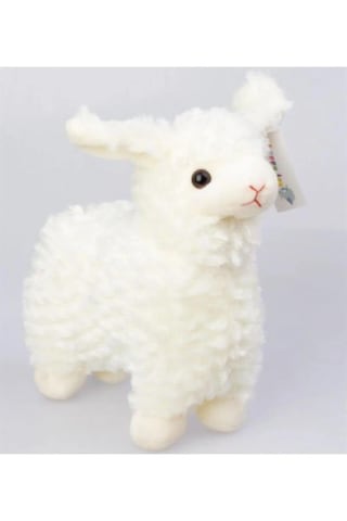 Kuzu Peluş Oyuncak 30 Cm Beyaz Kuzu Peluş Oyuncak 30 Cm Beyaz