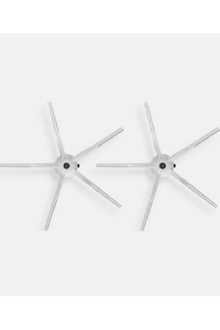 Roborock S5, S6, S7, Q7, Q7 Max Serisiyle Uyumlu Slikon Yan Fırça 2 Adet 1 Pack