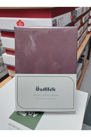Özdilek Colourist Fitted Lastikli Tek Kişilik Battal Çarşaf Seti 120x200 -mürdüm Mürdüm