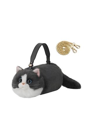NessiWorld Kedi El Çantası Gri