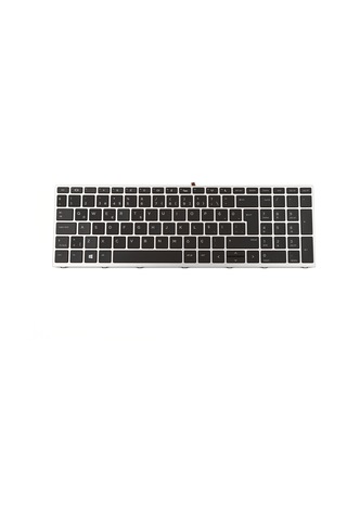 Hp Probook 650 G4 650 G5 Notebook Klavye Işıklı Gümüş