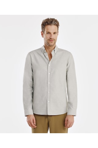 Yargıcı Regular Fit Oxford Gömlek 25yegm6002x 089 Yeşil