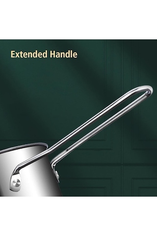 Novahub 304 Paslanmaz Çelik Fritöz Tava, Süzgeçli Patates Kızartması Ve Tempura İçin Mutfak Yardımcısı Gümüş