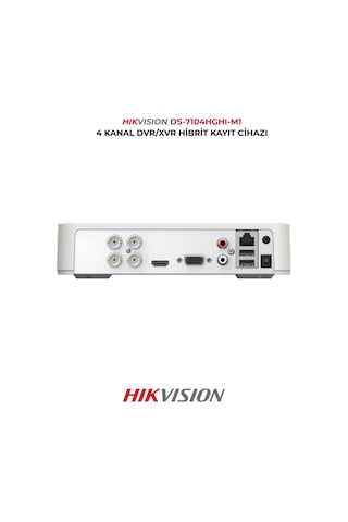 4 Kanal Dvr Ds-7104hghı-m1 H.265+ Güvenlik Kayıt Cihazı