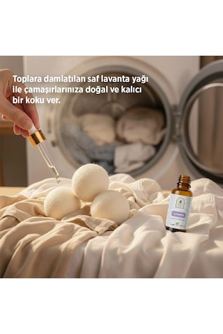 Sera Natura Lavanta Uçucu Yağı 20 ML + Yün Kurutma Topu