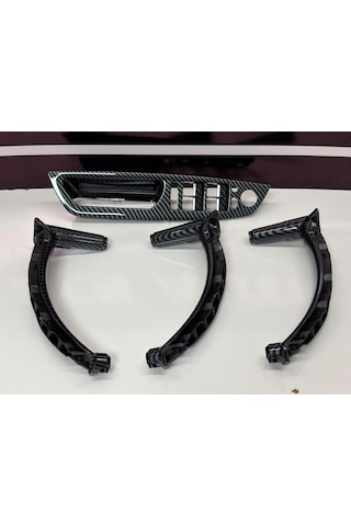 Bmw X5 Uyumlu 4 Parça Kapı Kol Kaplama Seti Karbon Renk Sıfır İthal Ürün