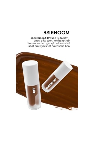 Likit Bronzer - Kontür Nötr Kahve, Işıltılı Yüz Şekillendirici