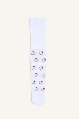 Defacto Hello Kitty Baskılı Külotlu Çorap Kız Çocuk I4665a8nswt1 Beyaz-wt1