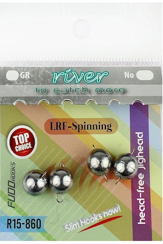 River Mafsallı Hareketli 4 Adet Jig Head Kurşunu 3gr