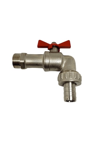 Kalde Rakorlu Bahçe Küresel Musluk 1/2"