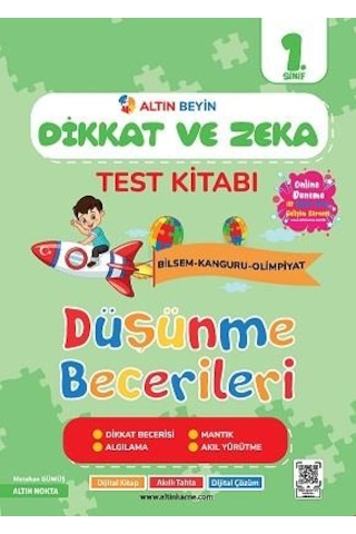 Altın Nokta Yayınları 1.sınıf Bilsem-kanguru-olimpiyat Sınavlarına Hazırlık Seti 6 Kitap